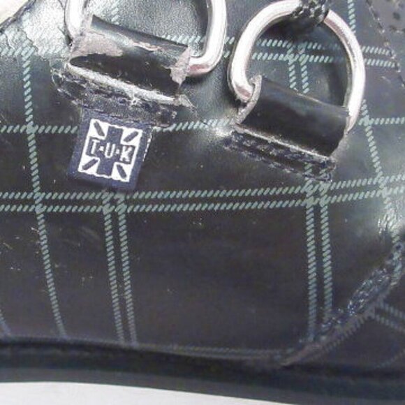 Vintage TUK Original OG Size 7 CREEPERS Perforated LEATHER Shoes PUNK Goth ROCK - Picture 6 of 12